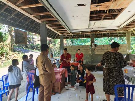 Posyandu Cempaka Putih di Banjar Dinas Taman